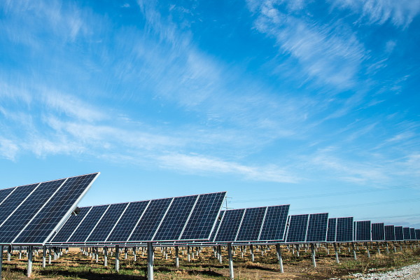 Solar power plant construction