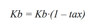 The formula for calculating the cost of bond capital